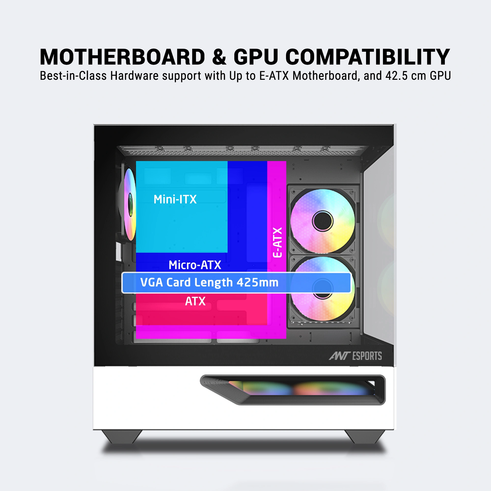 Ant Esports Crystal Spectra Cabinet
