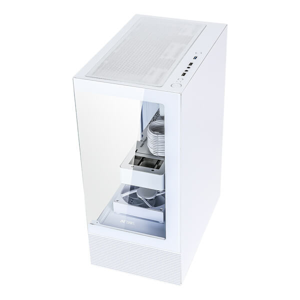 Ant Esports Crystal X2 ARGB ATX White Mid-Tower Case
