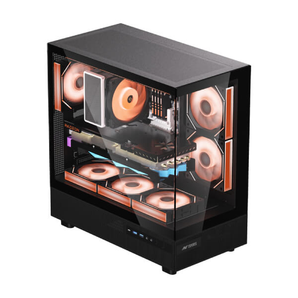 Ant Esports Crystal X6 ARGB ATX Mid Tower Case
