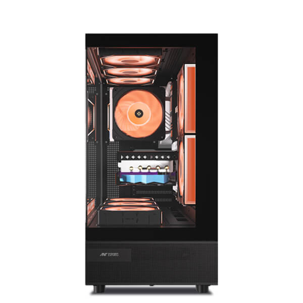 Ant Esports Crystal X6 ARGB ATX Mid Tower Case