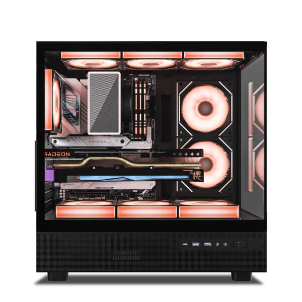 Ant Esports Crystal X6 ARGB ATX Mid Tower Case