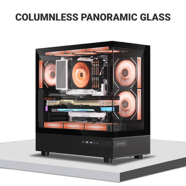 Ant Esports Crystal X6 ARGB ATX Mid Tower Case