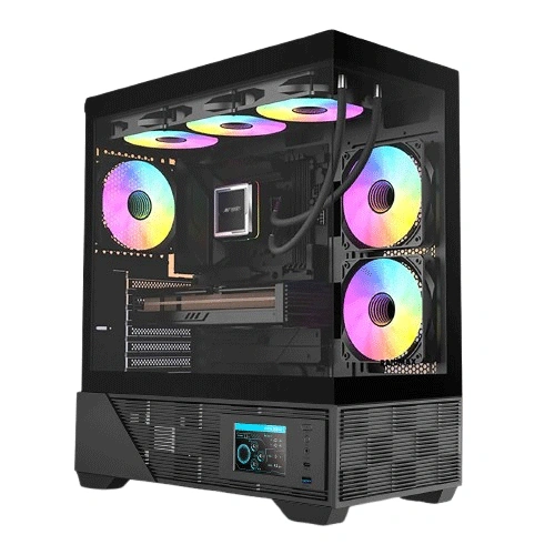 Ant Esports Crystal X6 Digital ARGB E-ATX Mid Tower Case