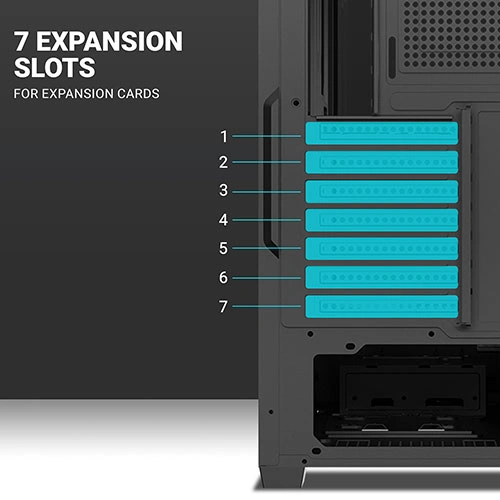 Ant Esports Crystal X6 Lite ARGB E-ATX Mid Tower Case