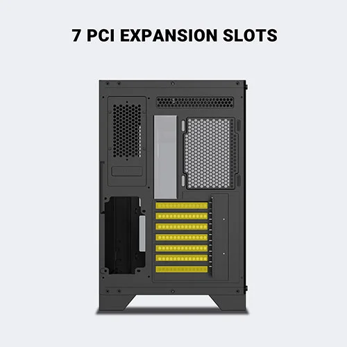 ANT Esports Crystal X7 Pro Max ARGB ATX Mid Tower Case With Infinite Mirror Fan