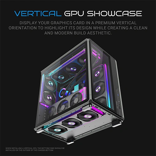 Ant Esports Crystal X8 Frame ATX Mid Tower Case