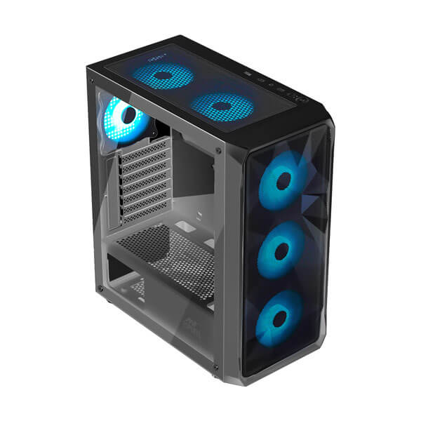 Ant Esports ICE-112 Auto RGB ATX Mid Tower Case