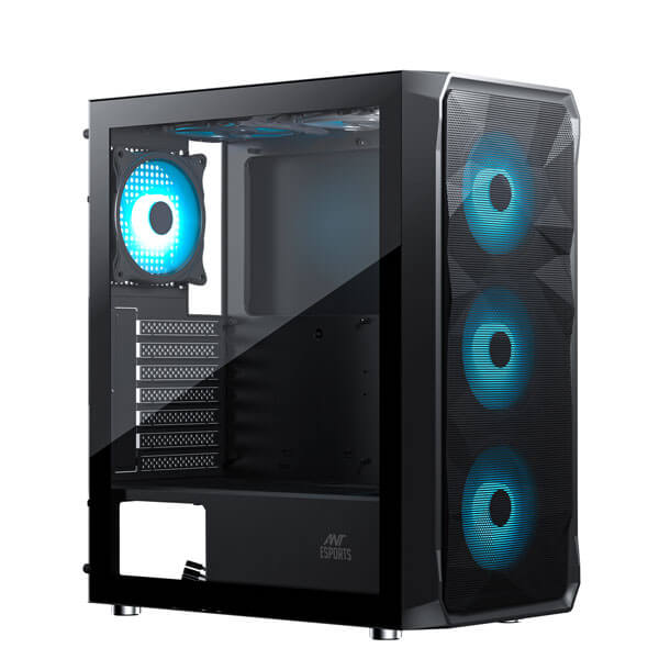 Ant Esports ICE-112 Auto RGB ATX Mid Tower Case