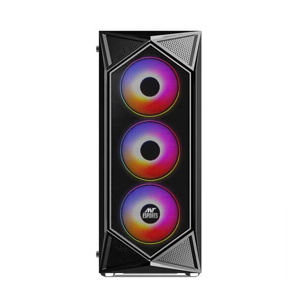 Ant Esports ICE-150TG Mesh (ATX) Mid Tower Cabinet (Black)