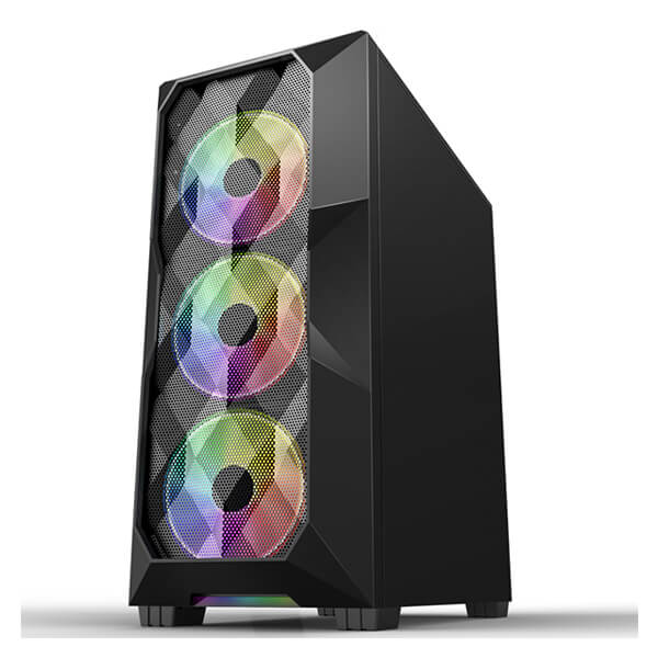 Ant Esports ICE-300 Mesh ARGB (ATX) Cabinet (Black)