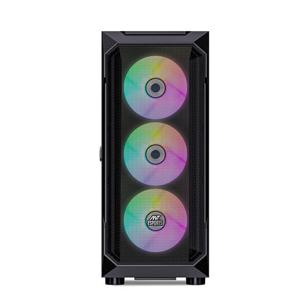 Ant Esports ICE-410TG ARGB E-ATX Mid Tower Case