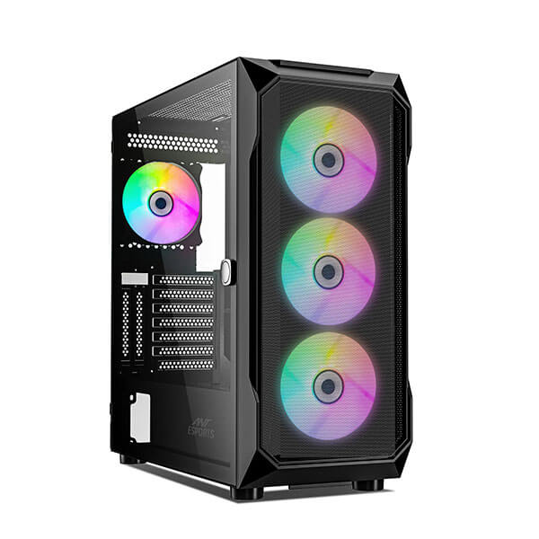 Ant Esports ICE-410TG ARGB E-ATX Mid Tower Case