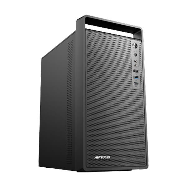 Ant Esports Cabinet Si11 Black Mini Tower, M-ATX