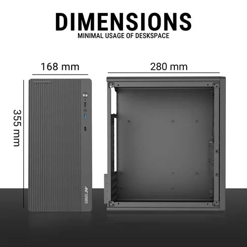 Ant Esports SI15 M-ATX Mini Tower Case