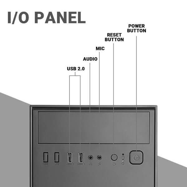 Ant Esports Si25 ATX Mid Tower Case