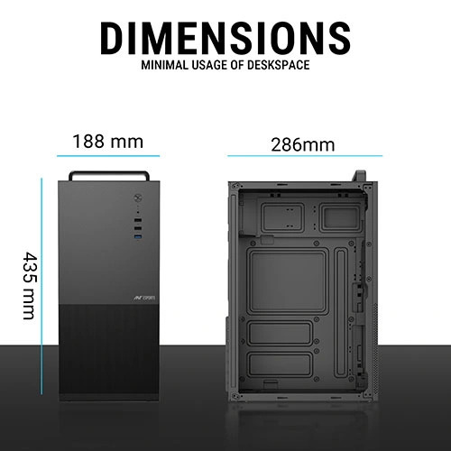 Ant Esports SI28 ATX Mid Tower Case
