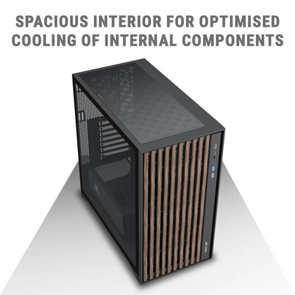 Ant Esports Zen Wood C3 ATX Mid Tower Case