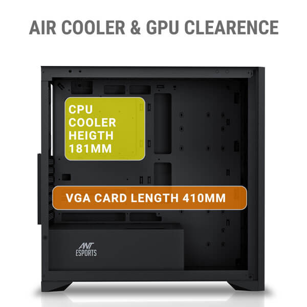 Ant Esports Zen Wood C3 ATX Mid Tower Case