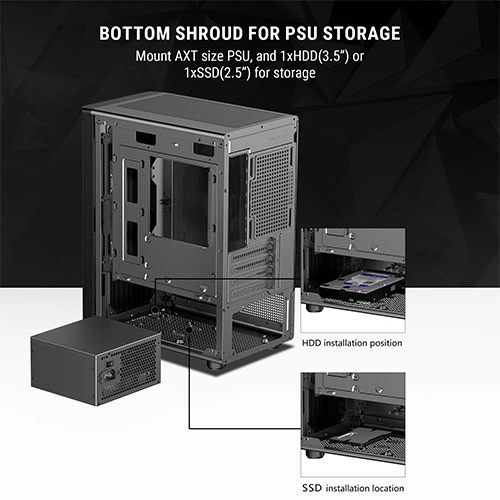 Ant Value VM45 M-ATX Mini Tower Case