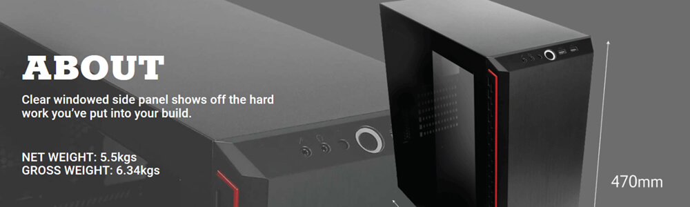 Antec P7 WINDOW (Red Trim) 13