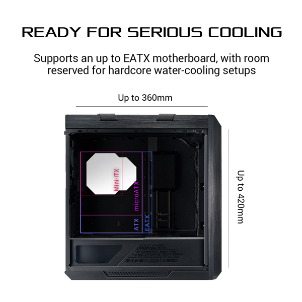 Asus ROG Strix Helios GX601 ARGB E-ATX Mid Tower Case