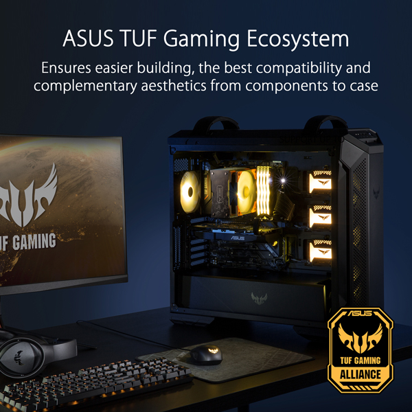 Asus TUF Gaming GT501 RGB Grey E-ATX Mid Tower Case