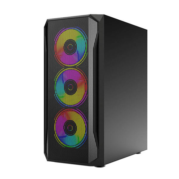 Circle Elegantor X1 RGB (ATX) Mid Tower Cabinet (Black)