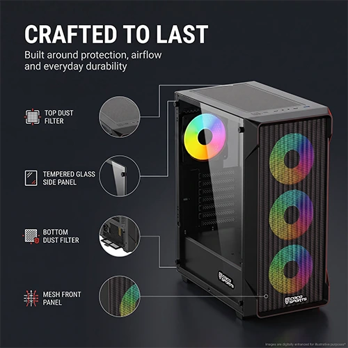 Coco Sports Nova 550 ARGB ATX Mid Tower Case
