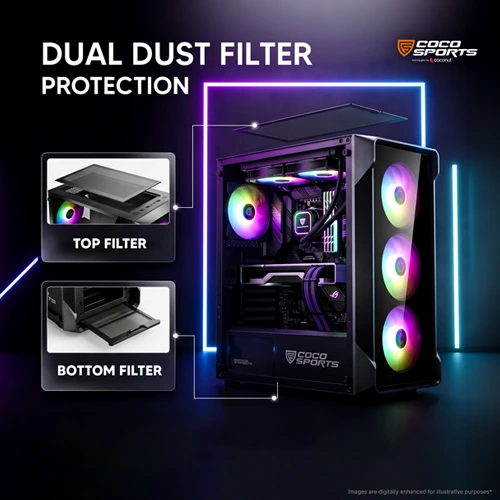 Coconut Nova X220 ARGB ATX Mid Tower Case