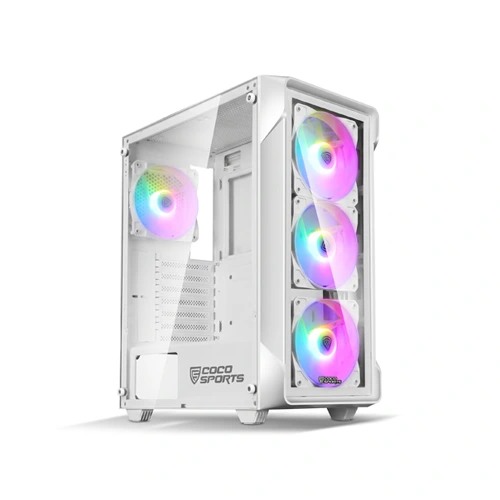 Coconut Nova X220 White ARGB ATX Mid Tower Case