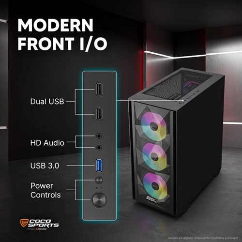 Coconut Nova X660 ARGB ATX Mid Tower Case