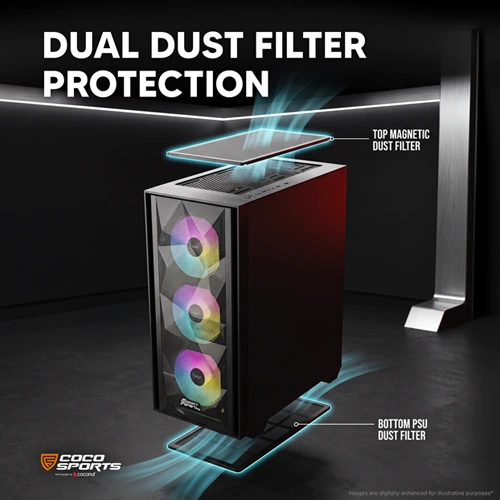 Coconut Nova X660 ARGB ATX Mid Tower Case