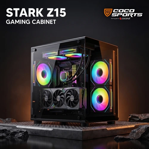 Coco Sports STARK Z15 ARGB M-ATX Mini Tower Case