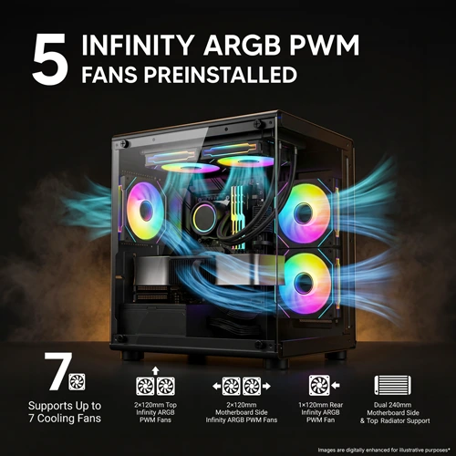 Coco Sports STARK Z15 ARGB M-ATX Mini Tower Case