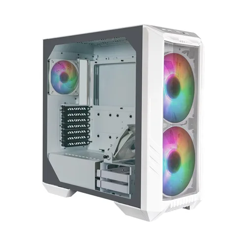 Cooler Master case-atx [COOLER-MASTER-HAF-500-WHITE] (master white)