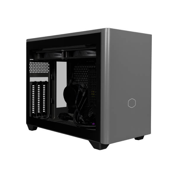 Cooler Master MasterBox NR200P Max (M-ITX) Mini Tower Cabinet (Black-Grey)