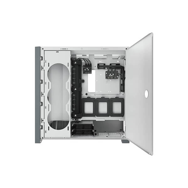 Corsair iCUE 5000X RGB Mid Tower Cabinet (White)