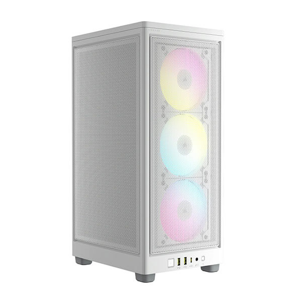 Corsair 2000D RGB Airflow (M-ITX) Mini Tower Cabinet (White)