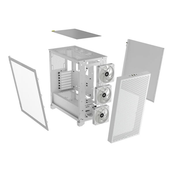 Corsair 3000D RGB Airflow White ATX Mid-Tower Case