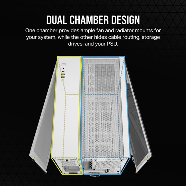 Corsair 2500X Airflow White M-ATX Mini Tower Case