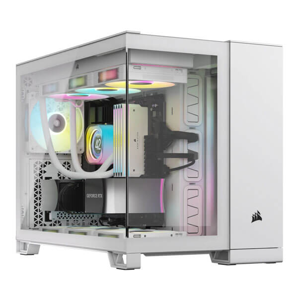 Corsair 2500X Airflow White M-ATX Mini Tower Case