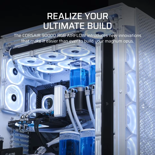 CORSAIR 9000D RGB White Airflow Super Full Tower Case