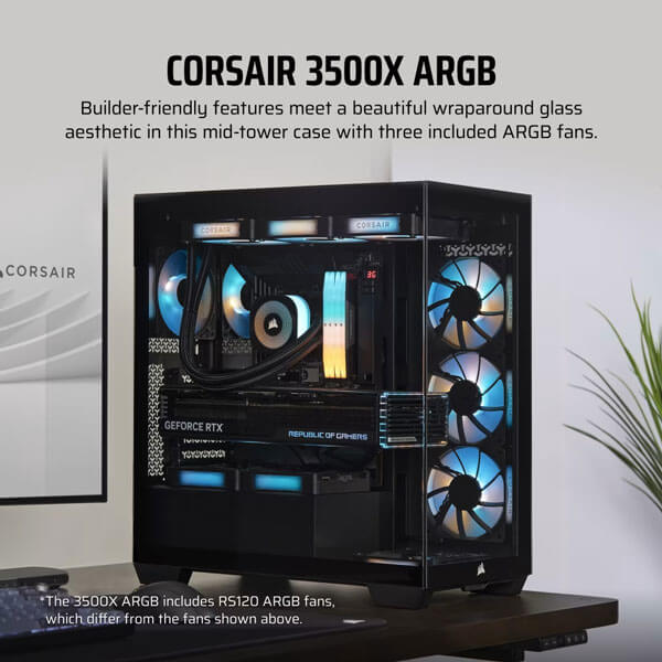 Corsair 3500X ARGB E-ATX Mid Tower Case