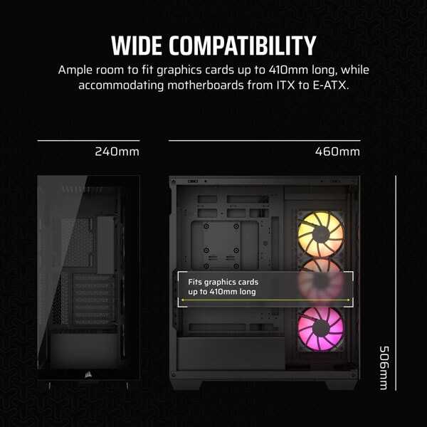 Corsair 3500X ARGB E-ATX Mid Tower Case