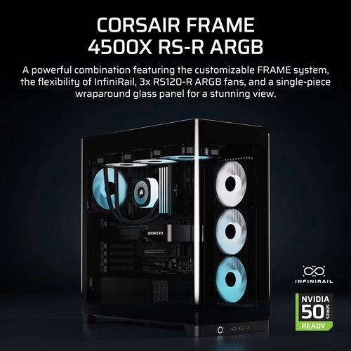 Corsair Frame 4500X RS-R ARGB Panoramic Glass E-ATX Mid Tower Case