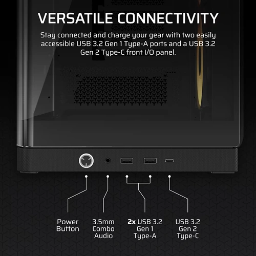 Corsair Frame 4500X RS-R ARGB Panoramic Glass E-ATX Mid Tower Case