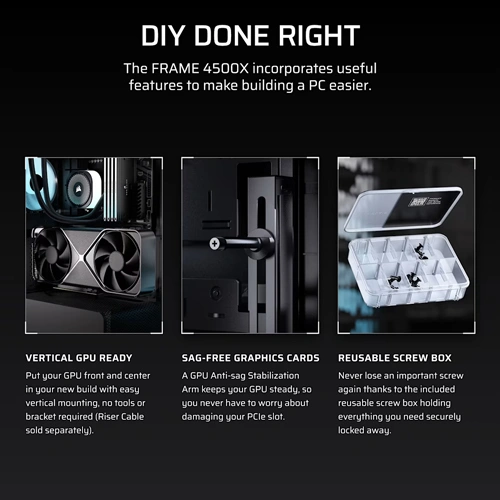 Corsair Frame 4500X RS-R ARGB Panoramic Glass E-ATX Mid Tower Case