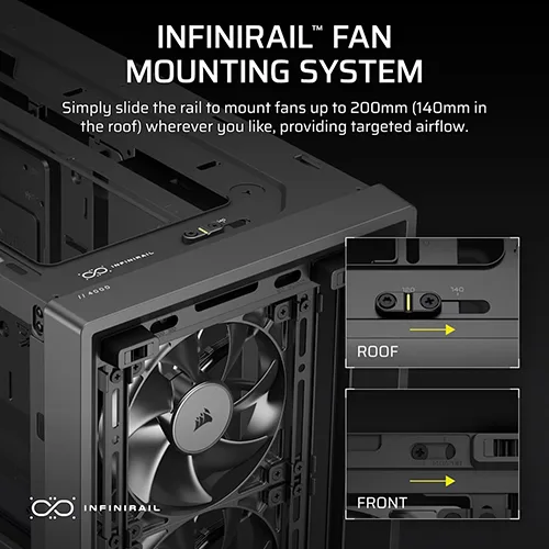 Corsair Frame 4000D Wood RS Modular E-ATX Mid Tower Case