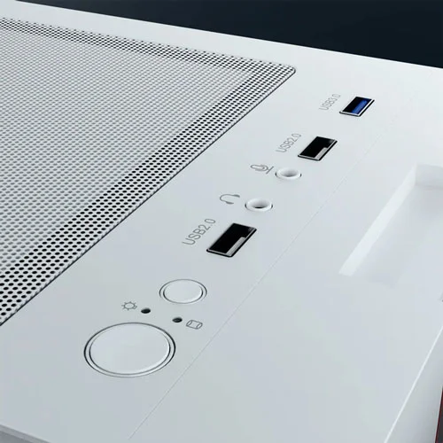 Dawg V 350 White M-ATX Mid Tower Case