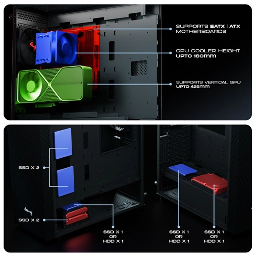 Dawg X 490 E-ATX Full Tower Case